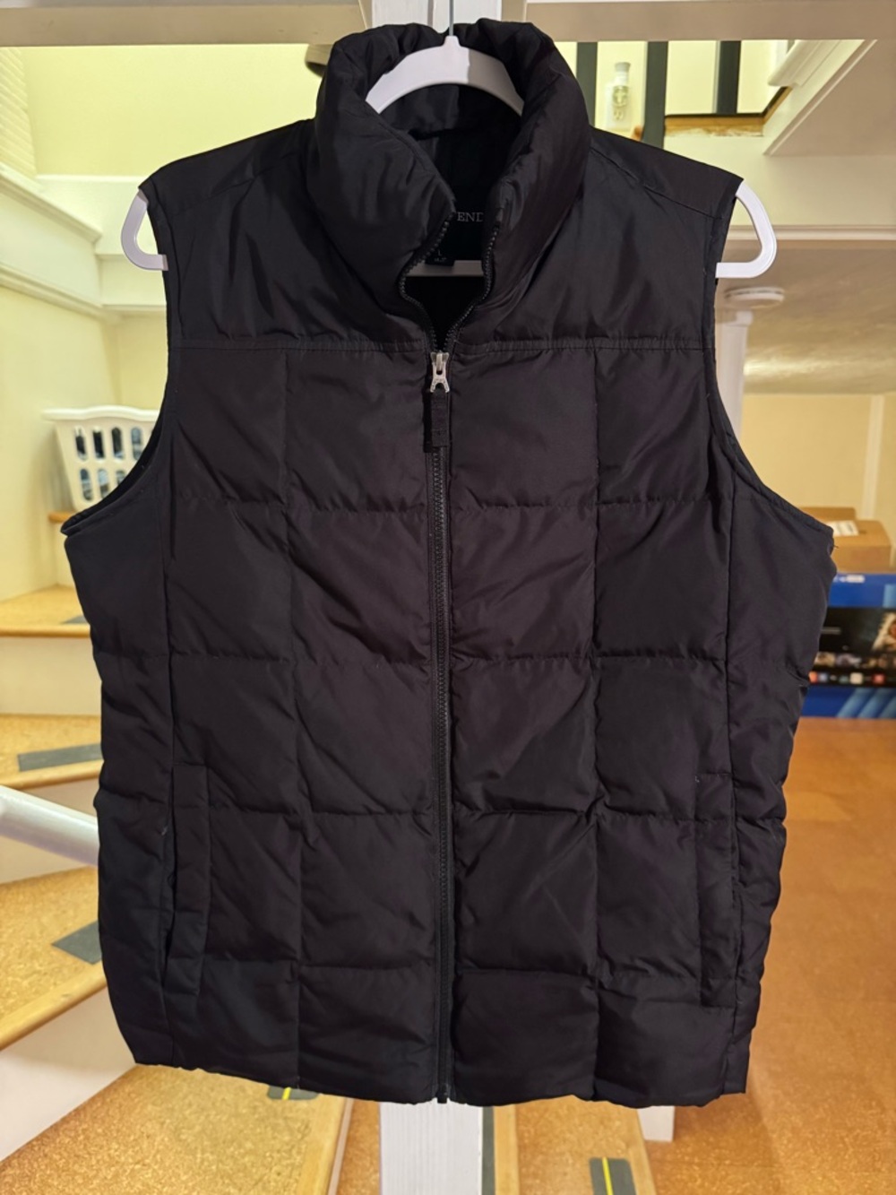 Lands End Women’s Black Quilted Puffer Vest